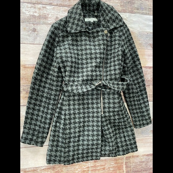 Kenneth Cole Houndstooth Winter Jacket 